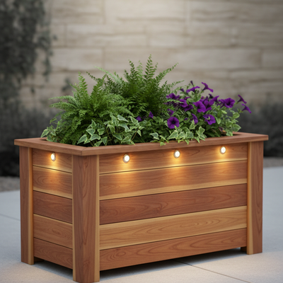 Fiberglass Tall Cylinder Planter - tall outdoor planter