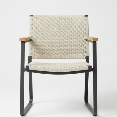 Stackable Cafe Chair Set of Four - stacking outdoor cafe chairs