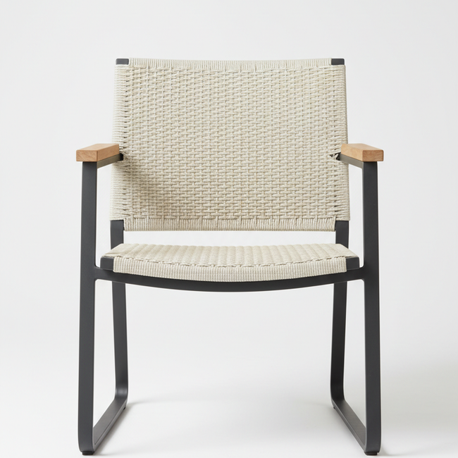 Stackable Cafe Chair Set of Four - stacking outdoor cafe chairs