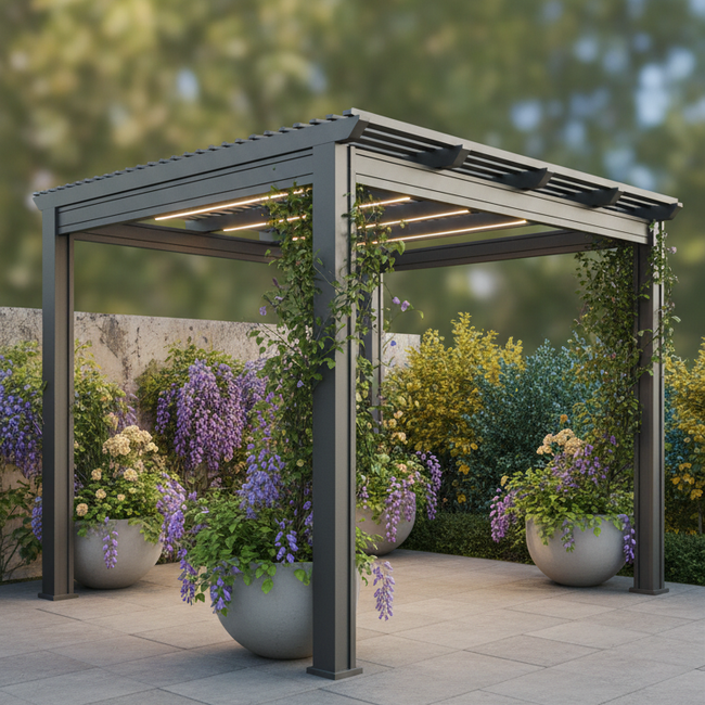 Retractable Side Awning - outdoor privacy shade screen
