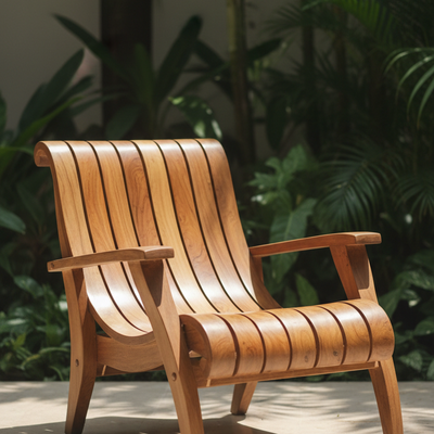 Adirondack Chair in Recycled Poly - outdoor Adirondack chair