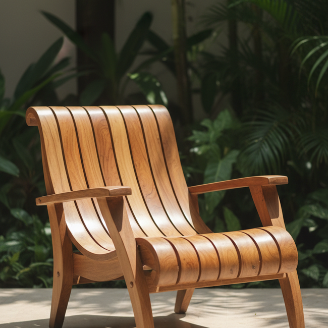 Adirondack Chair in Recycled Poly - outdoor Adirondack chair