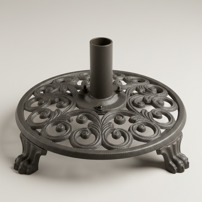 Cast Iron Umbrella Base - weighted cast iron umbrella base