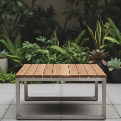 Mosaic Tile Side Table - ceramic mosaic outdoor side table