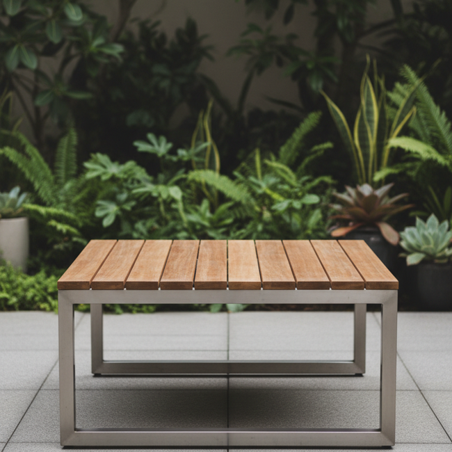 Mosaic Tile Side Table - ceramic mosaic outdoor side table