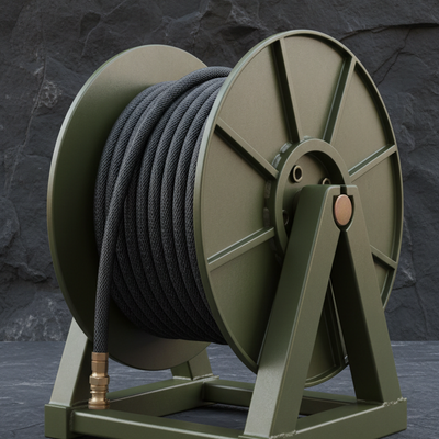 Wheeled Hose Reel Cart - rolling garden hose reel