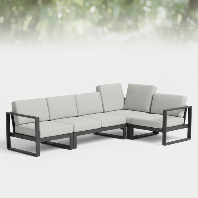 Coastal Rope Lounge Set - four-piece outdoor lounge set