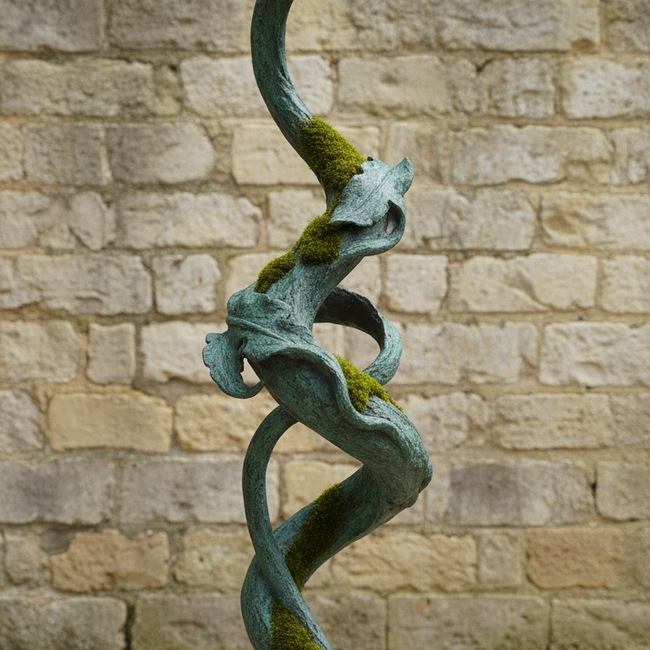 Cast Stone Garden Statue - aged patina garden sculpture