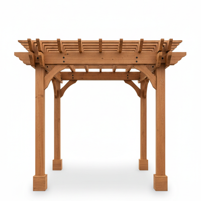 Cedar Pergola Kit 10x12 - western red cedar pergola
