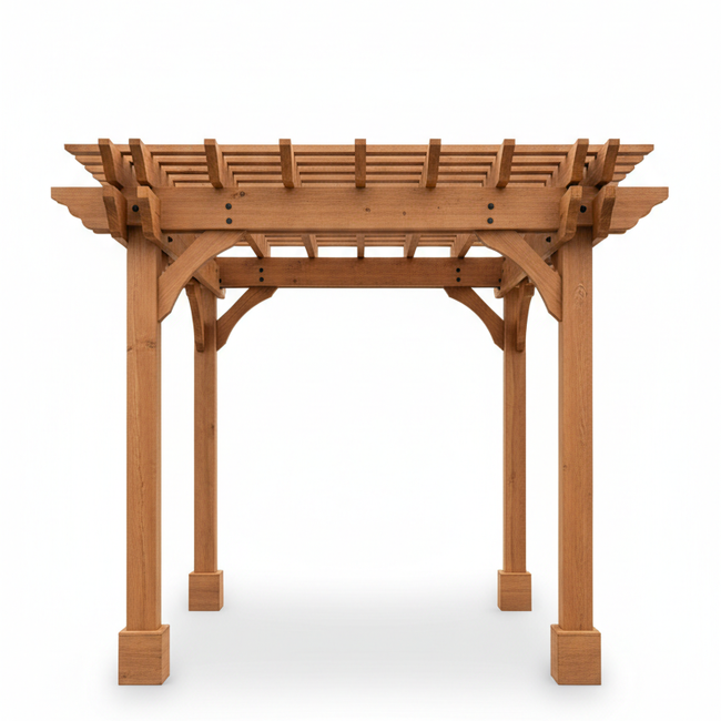 Cedar Pergola Kit 10x12 - western red cedar pergola