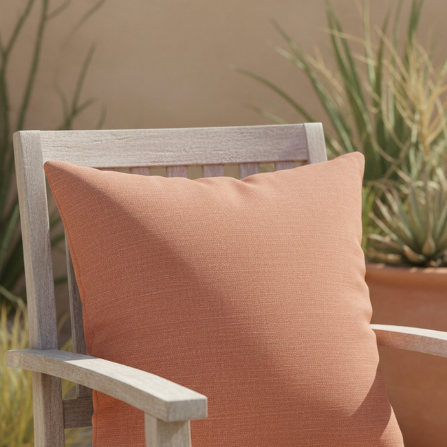Weather-Resistant Throw Pillow Set of Four - outdoor throw pillows
