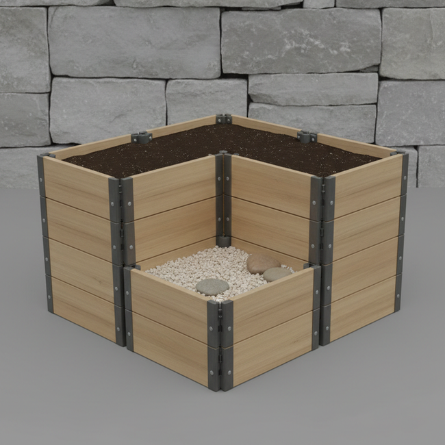 Cedar Raised Garden Bed 4x8 - untreated cedar raised bed