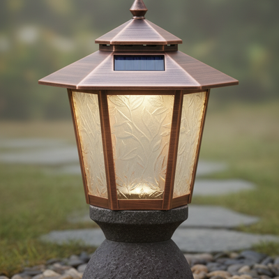 Solar Garden Lantern - weather-resistant solar lantern