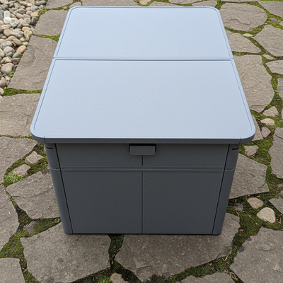 Folding Bistro Table - collapsible round outdoor table