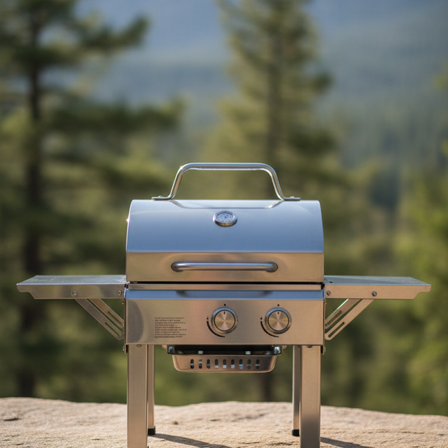 Portable Stainless Steel Gas Grill - compact gas grill