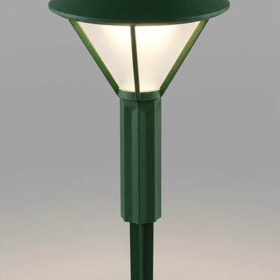 Copper Path Light Set of Six - solid copper solar path lights