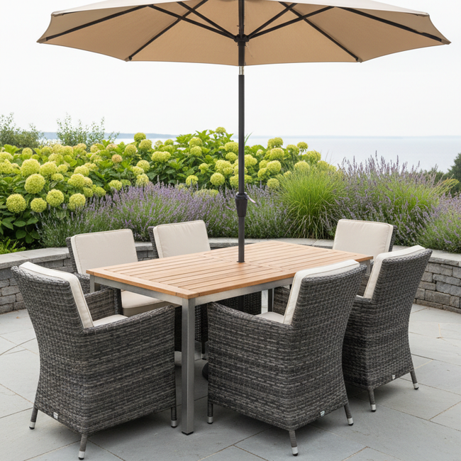 Outdoor Dining Set - weather-resistant outdoor dining set