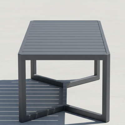 Concrete Fiberstone Coffee Table - modern outdoor coffee table