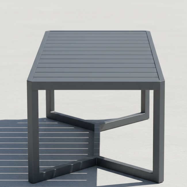 Concrete Fiberstone Coffee Table - modern outdoor coffee table