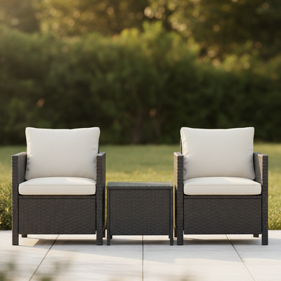 Modular Patio Set - compact modular outdoor seating set