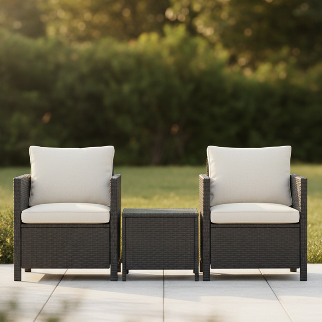 Modular Patio Set - compact modular outdoor seating set