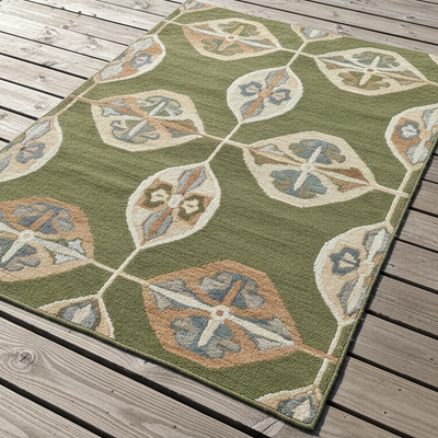 Recycled Poly Outdoor Rug 5x8 - flatweave outdoor rug