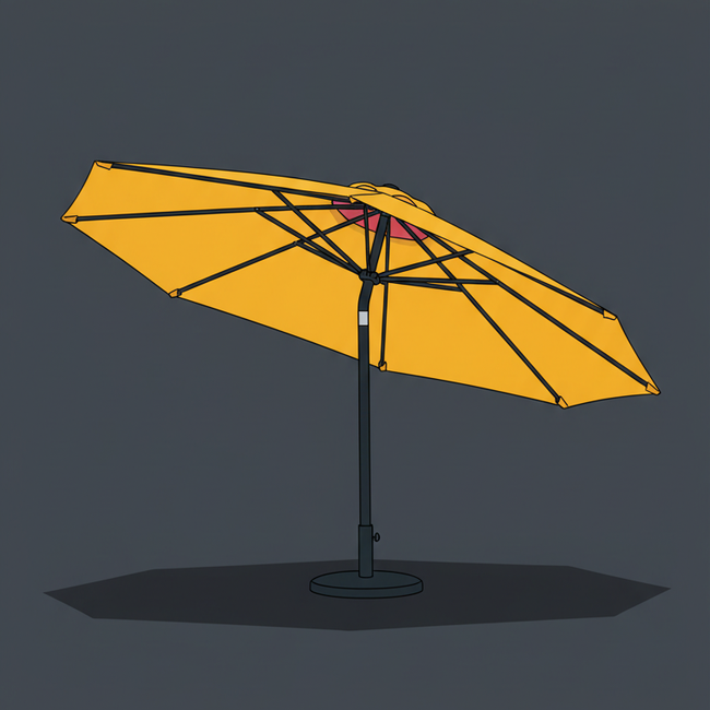 Cantilever Offset Umbrella 11ft - large offset patio umbrella